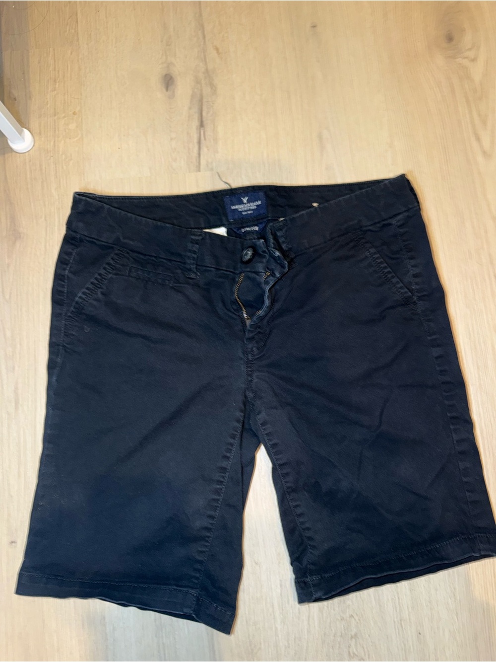 American Eagle Outfitters Black Bermuda Shorts